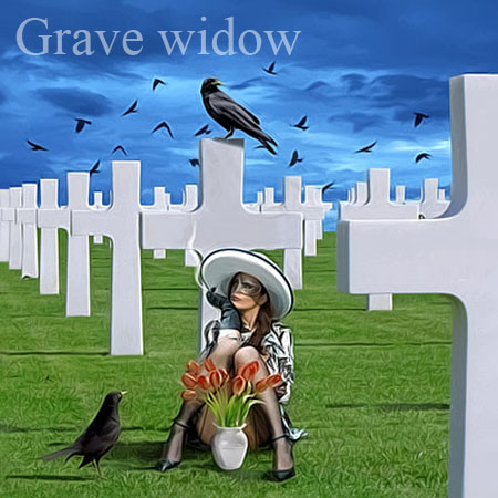 Grave widow